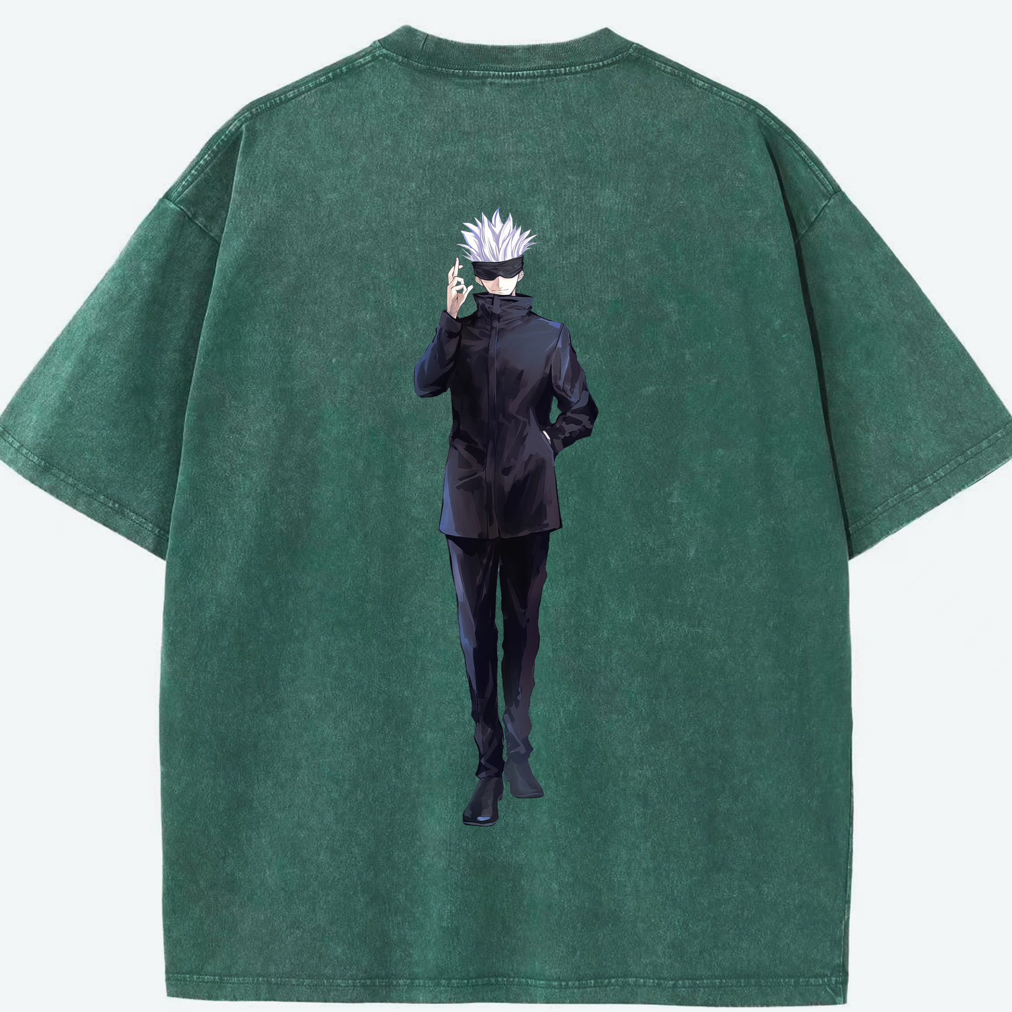 （画像用） 呪術廻戦 Jujutsu Kaisen 綿100% ヴィンテージ風 半袖Tシャツ（背面プリント）